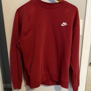 Nike red sweater